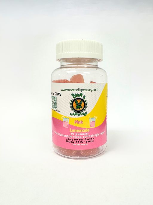 Pink Lemonade 10mg D9 30 Count Jar