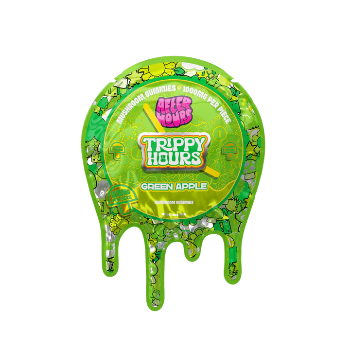 10 Count Green Apple Mushroom Gummies
