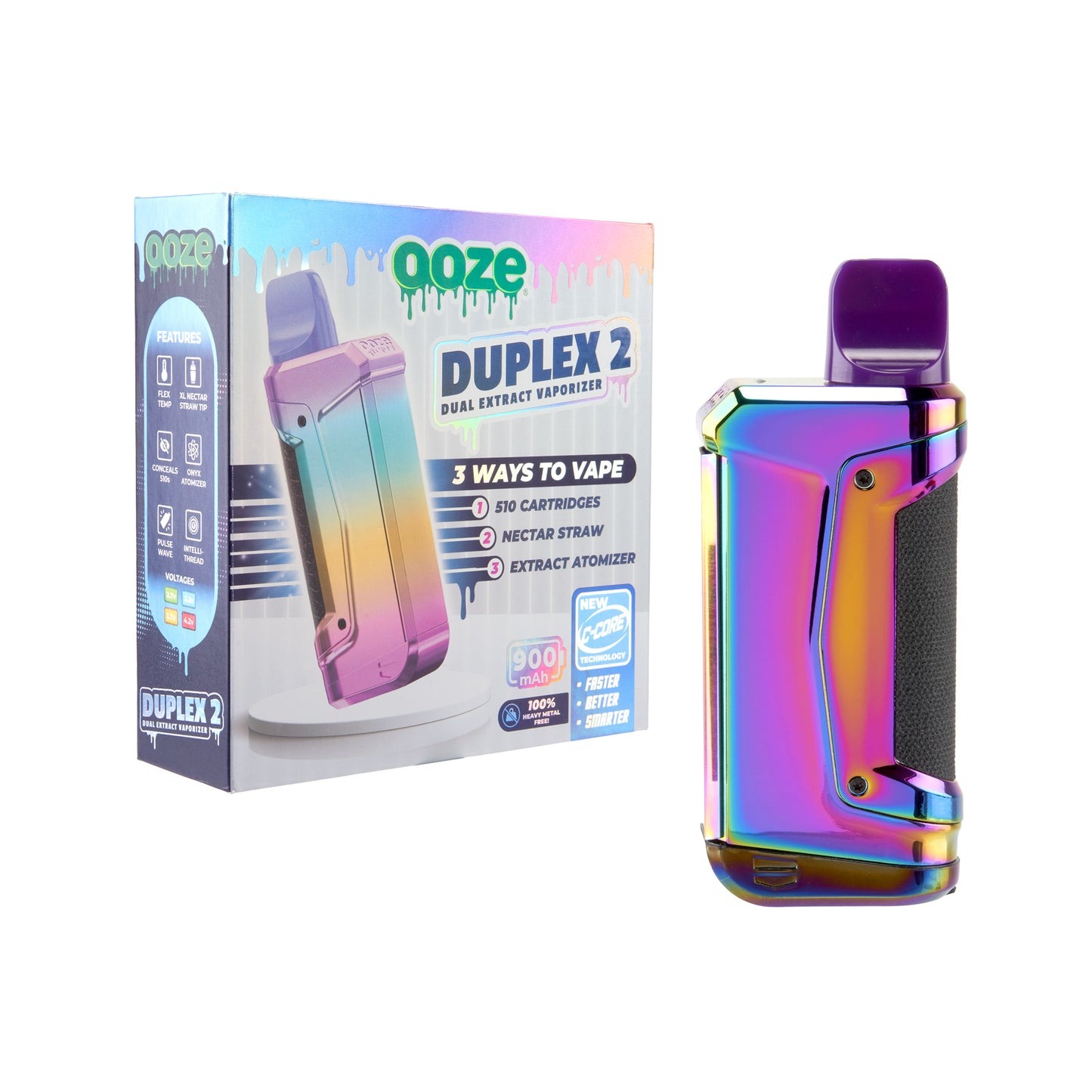 Rainbow Ooze Duplex 2 Vaporizer– 900 mAh C-Core