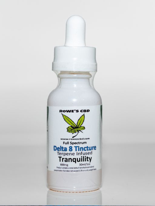 800mg Delta 8 Tranquility Tincture