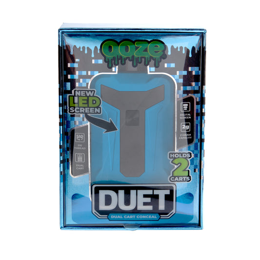 Blue Ooze Duet - 650 mAh 510 Dual Conceal Cart Battery