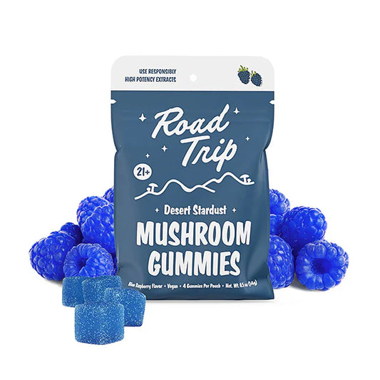Road Trip - Desert Stardust Mushroom Gummies 8ct (Blue Raspberry)
