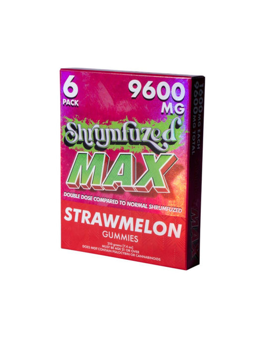Shrumfuzed - MAX Mushroom Gummies 6ct 1600mg (strawmelon)