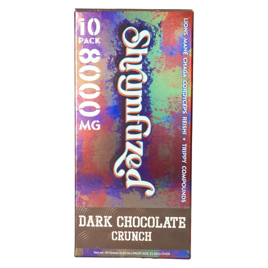 Shrumfuzed - Mushroom Chocolate 10ct 800mg (Dark Chocolate Crunch)