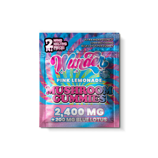 Wunder - High Potency Mushroom Gummies 2ct (Pink Lemonade + Blue Lotus)