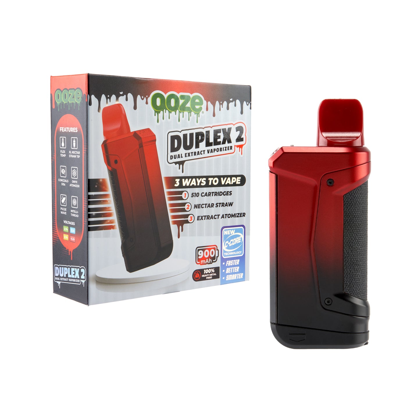 Midnight Sun Ooze Duplex 2 Vaporizer– 900 mAh C-Core